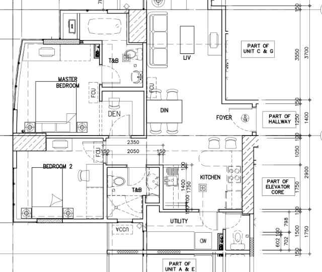 For Lease 2BR in Blue Sapphire